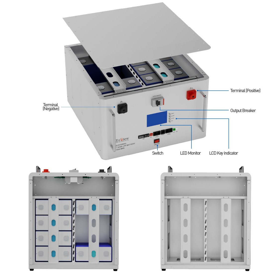 Detachable 24V 48V lithium battery box Product parameter list Detachable 24V 48V lithium battery box Product parameter list