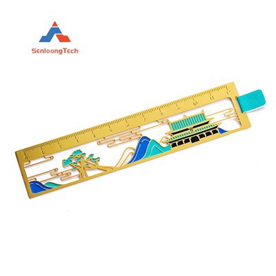 Metal Bookmark Etching Ruler